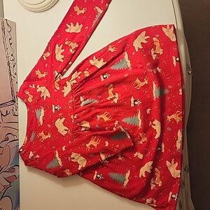 NWT 2T Winter Scene 100% Cotton Dress